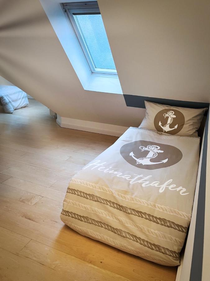 Appartamento Loft-Panoramablick-Hafen & Elbe! Amburgo Esterno foto