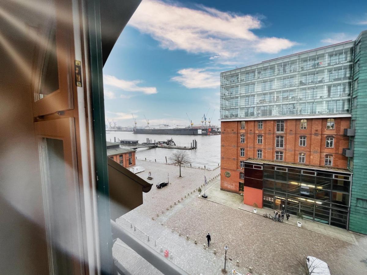 Appartamento Loft-Panoramablick-Hafen & Elbe! Amburgo Esterno foto