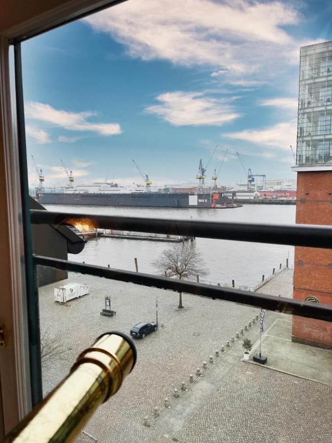 Appartamento Loft-Panoramablick-Hafen & Elbe! Amburgo Esterno foto